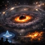 Gravitational lensing around a dark mass with a black hole core and extended invisible halo