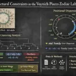 Voynich Manuscript Pisces, Voynich Manuscript, f70v2, Pisces Benchmark, Charles Richard Walker, C. Rich, Levenshtein distance, hierarchical clustering, EVA transliteration, medieval cipher, Zenodo, MyLivingAI